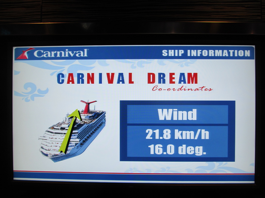 Carnival Dream Promenade Information Screen