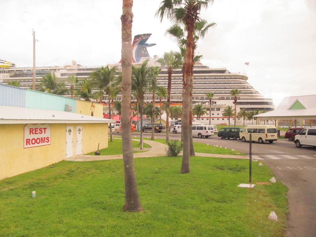 View of the Carnival Dream at the Pier