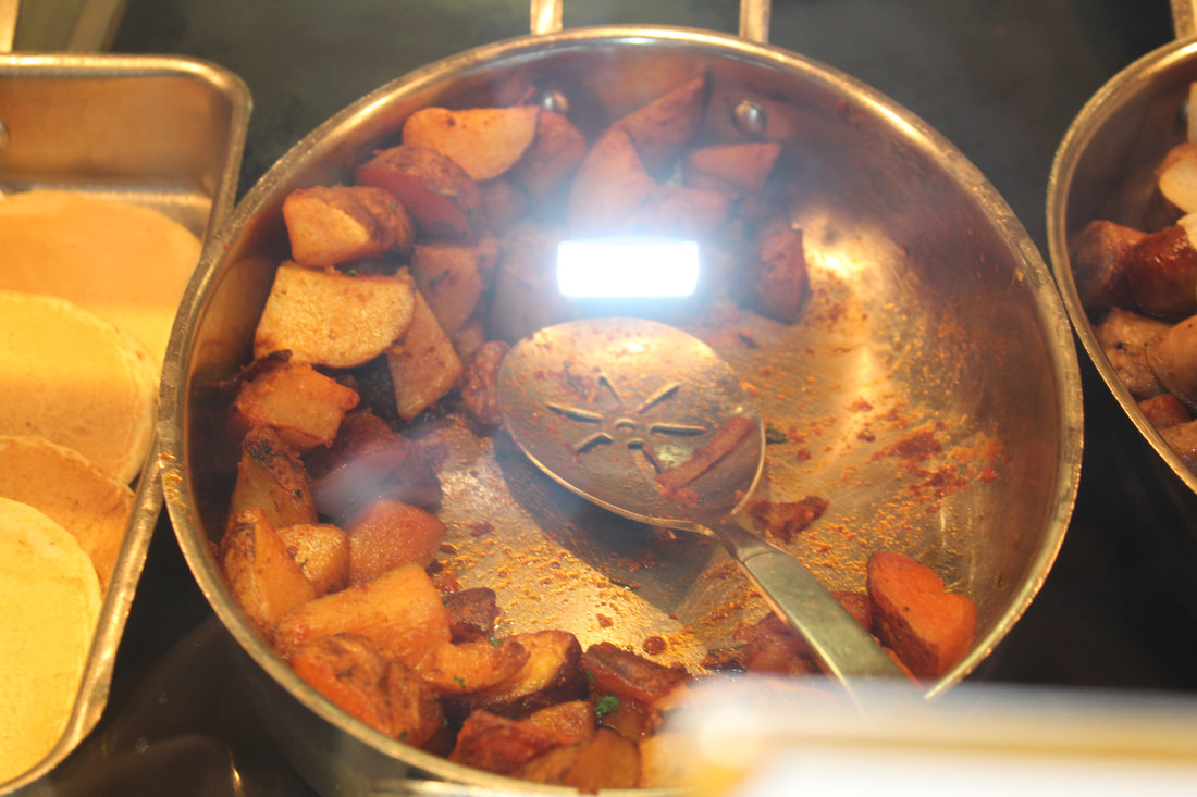 Carnival Cruise Lido Breakfast Buffet Potatoes