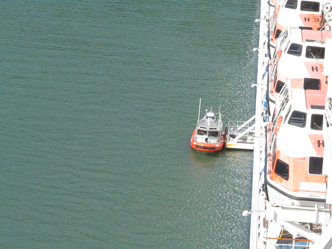 Coast Guard Boat Docked Along Miracle