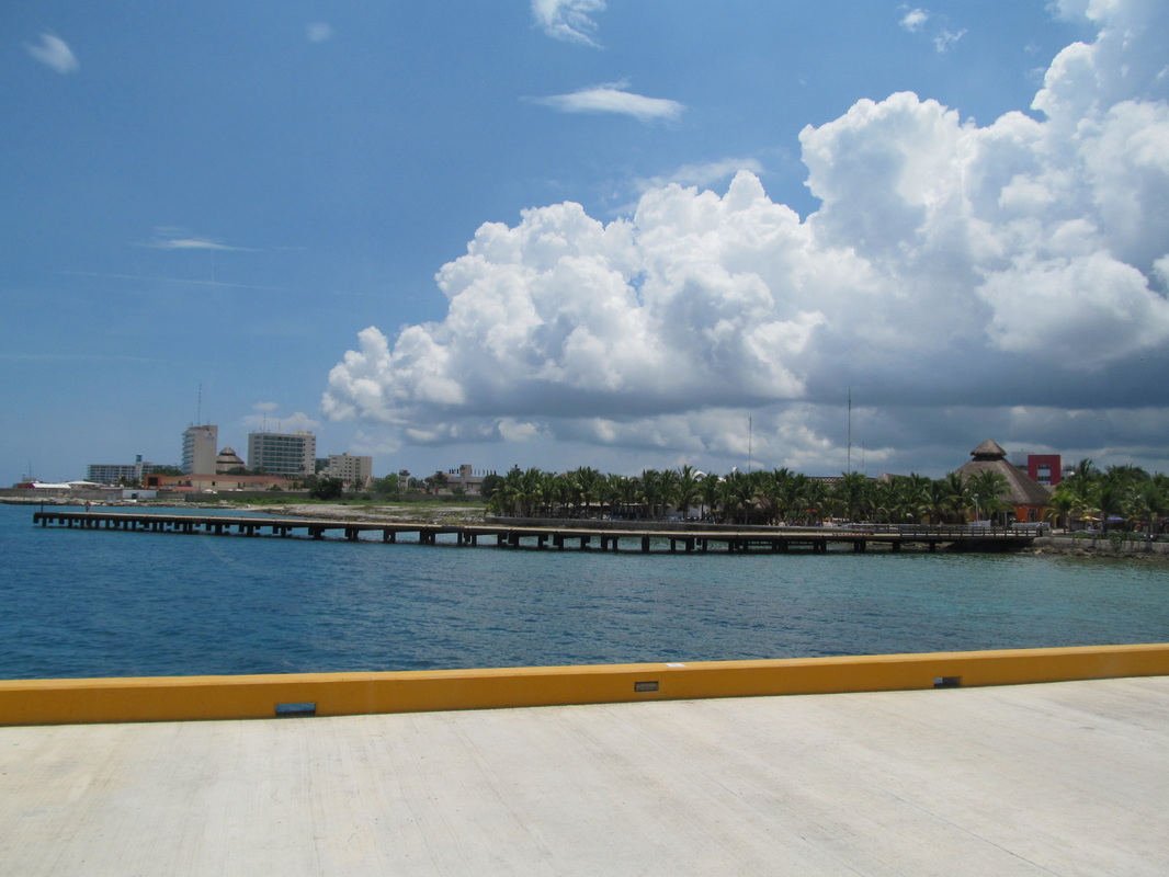 View of Cozumel From Pier