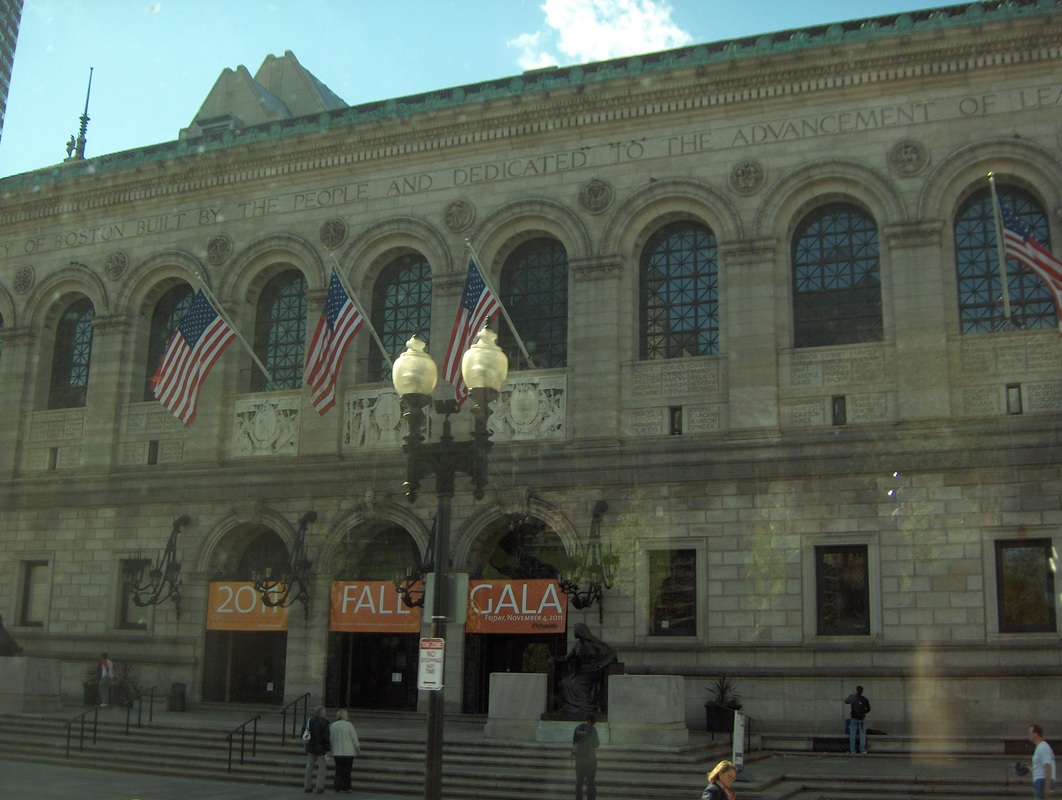 Boston Public Library - 1st public (free) library in US