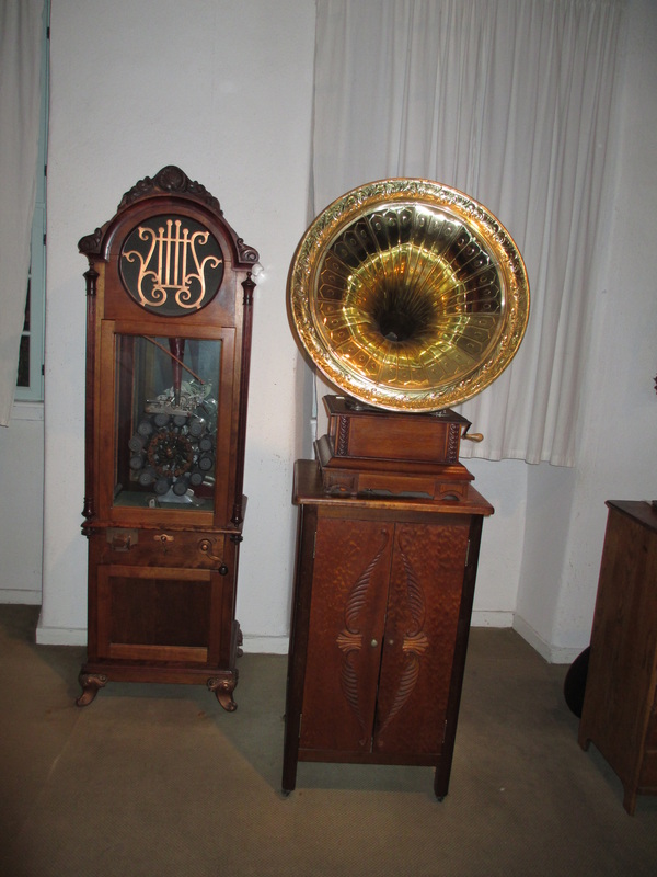 Different musical instruments in museum