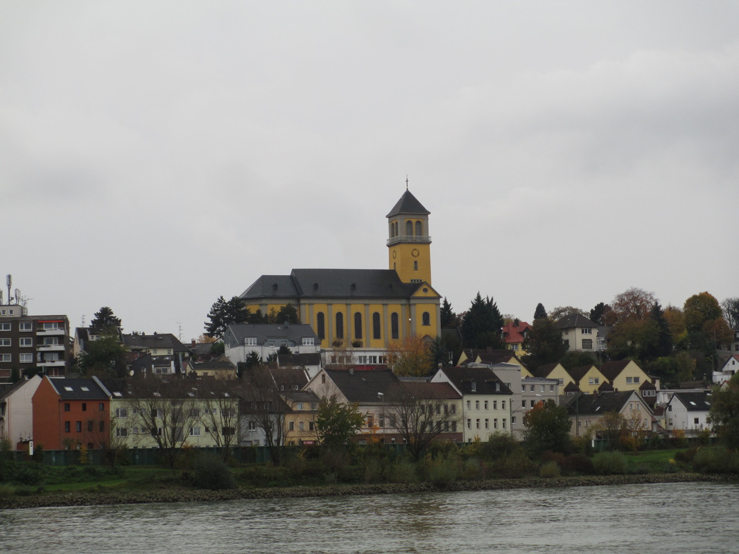 Scenes along the river from Gernsheim to Rudesheim