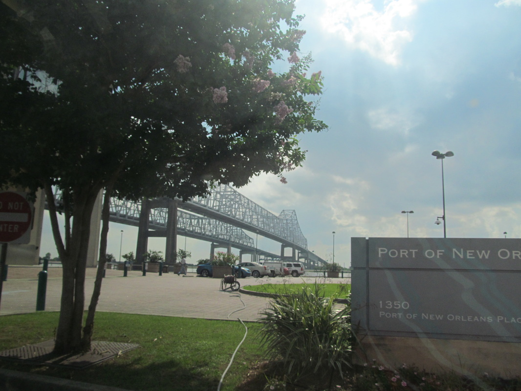 Arriving At The Cruise Terminal - Bridge In Background