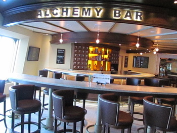Alchemy Bar on A Carnival Cruise Ship