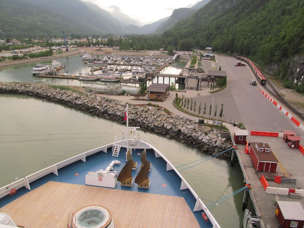 Skagway From Front Of Ship
