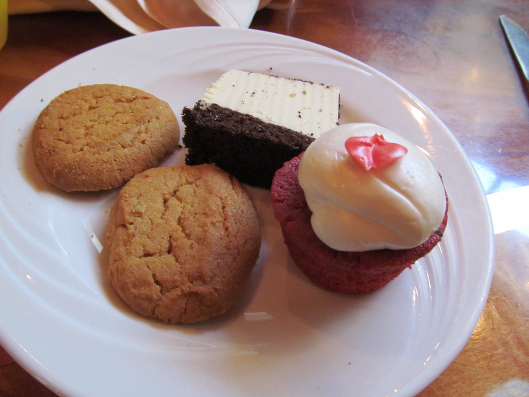 Cookies, Cake, & Red Velvet Cupcake