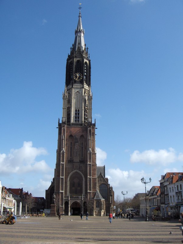 Delft - New Church (Nieuwe Kerk) in Markt (Main) Square