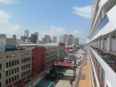 First Day On Cruise Ship In New Orleans