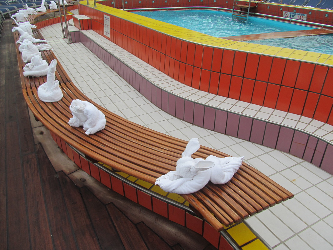 Towel Animals By Pool