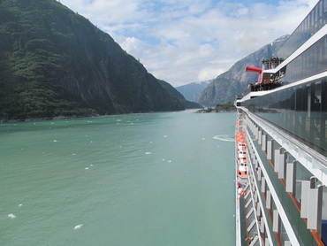 Carnival Cruise Ship In Tracy Arm Fjord Alaska