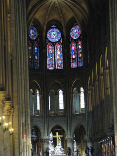 Inside of Notre Dame Cathedral