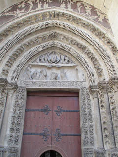 Front door of cathedral