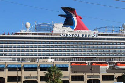 Carnival Breeze Docked In Galveston