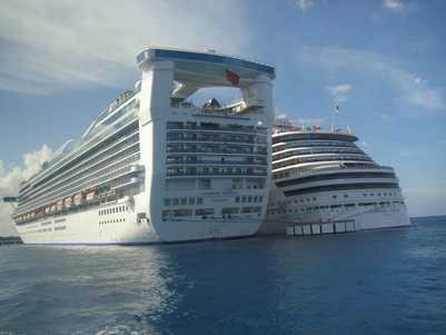 Two Cruise Ships