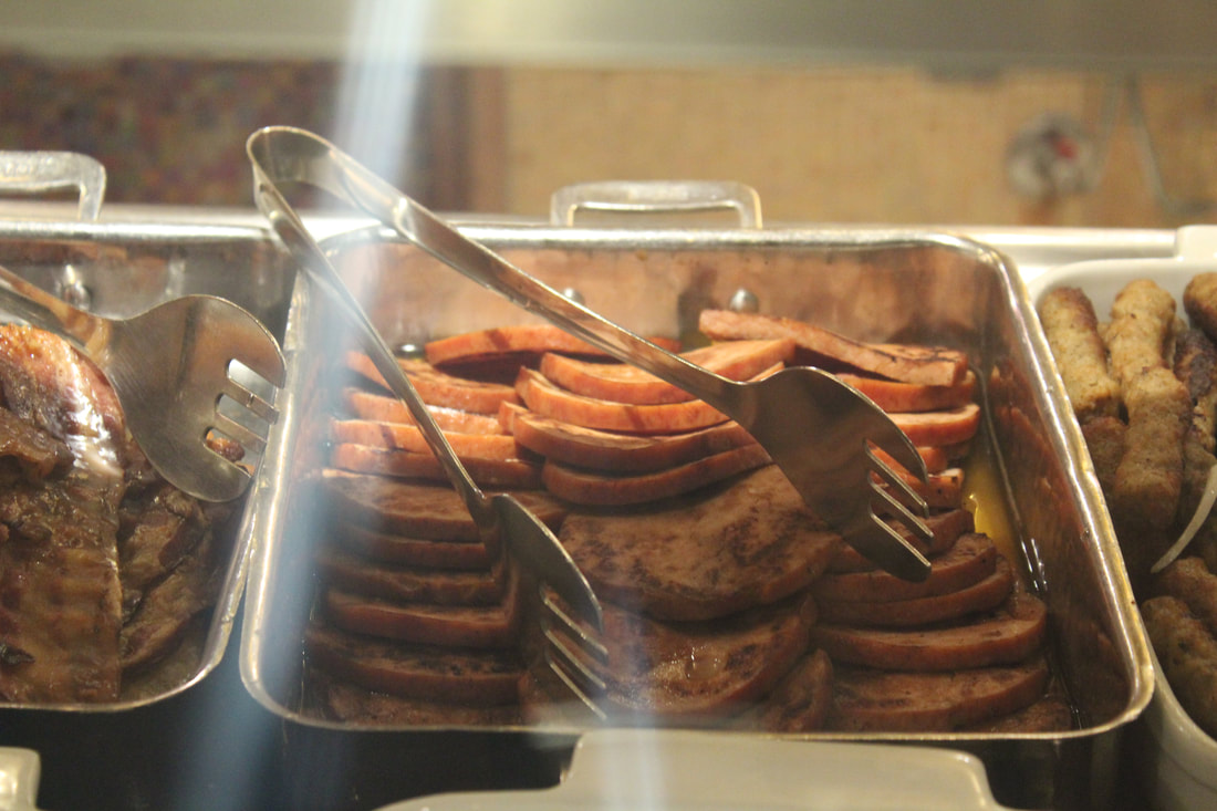 Carnival Cruise Lido Breakfast Buffet Sliced Ham