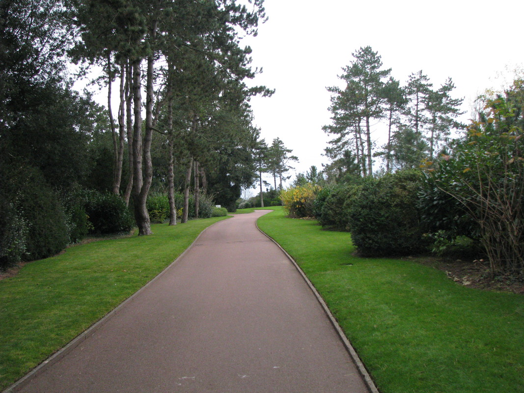 Road into Normandy American Cemetery