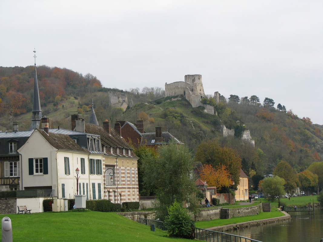 First look at Chateau Gaillard from the ship