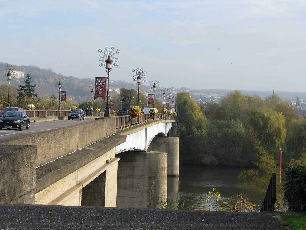 View Of Seine River Bridge