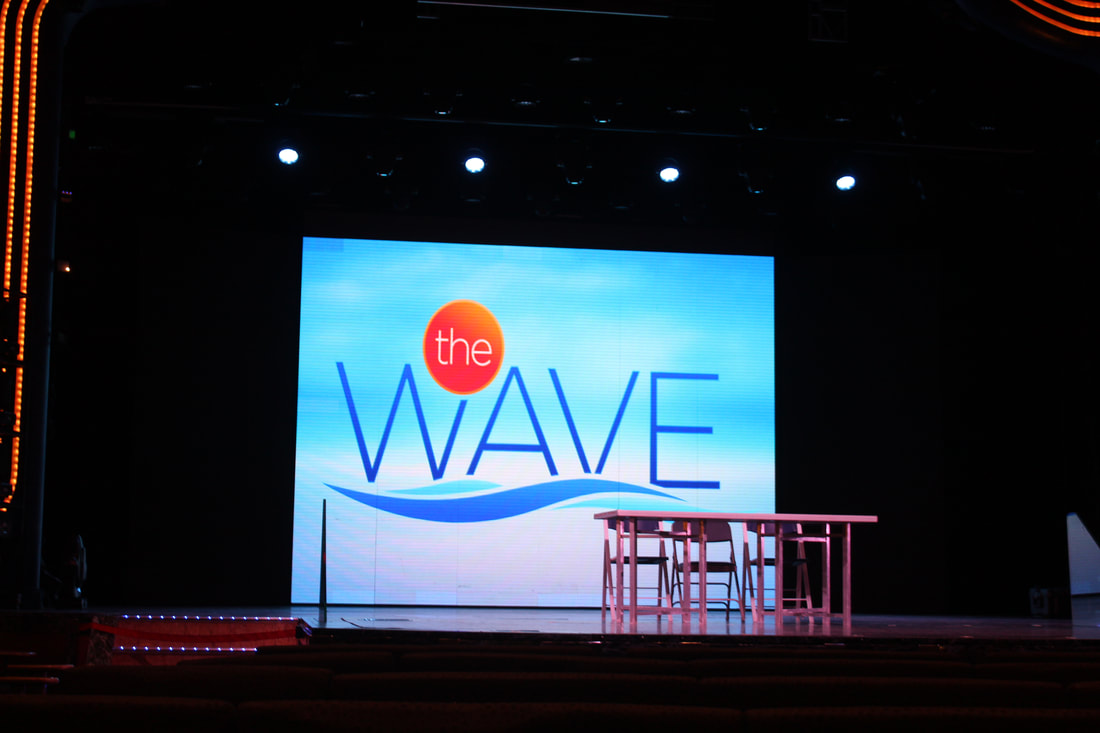 Carnival Breeze Ovation Theater The Wave Morning Show