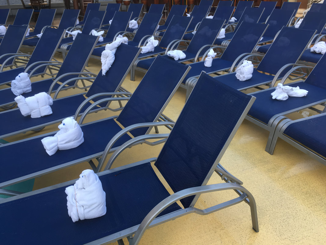 Carnival Vista Towel Animals By The Pool