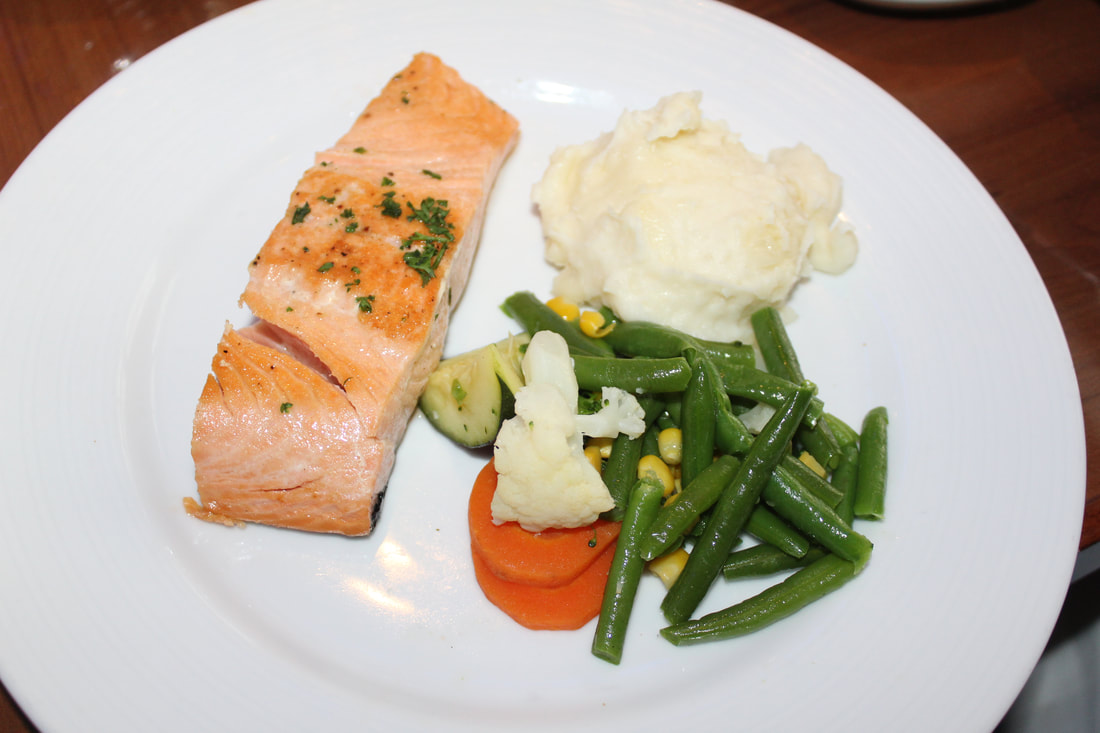 Carnival Breeze Grilled Salmon