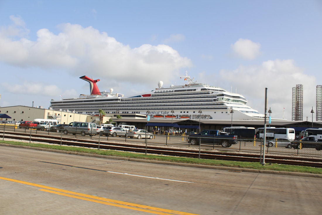 Carnival Valor Docked In Galveston