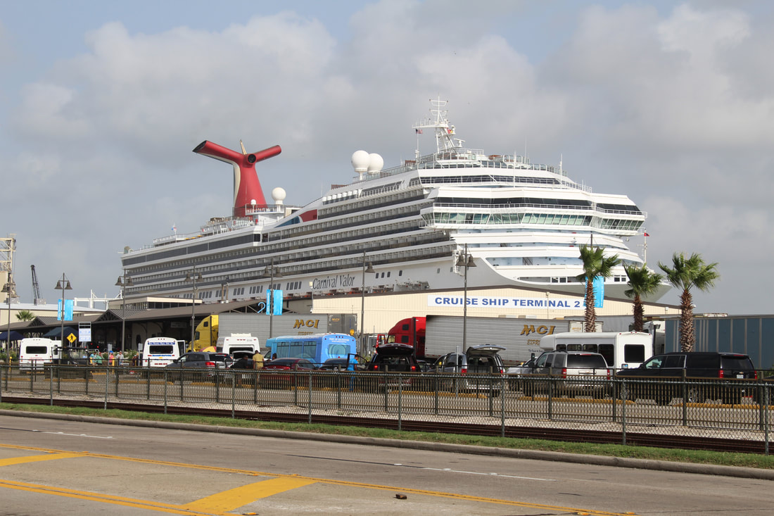Carnival Valor Docked At Galveston Cruise Terminal 2