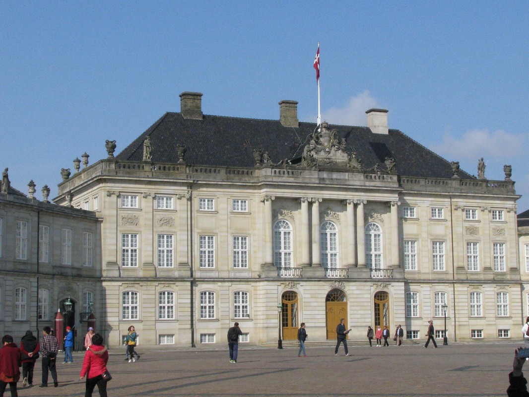 Amalienborg Palace - winter residence of Royal family