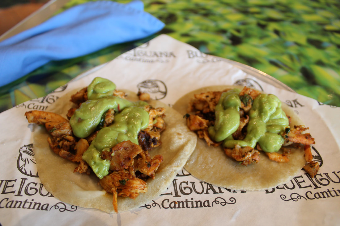 Tacos From The Blue Iguana Cantina