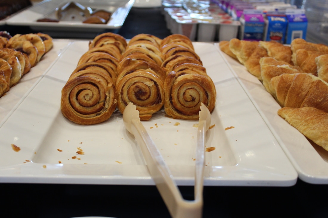 Carnival Valor Continental Breakfast - Pastries