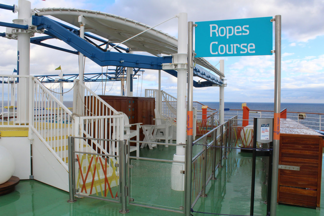 Carnival Breeze Ropes Course Entrance