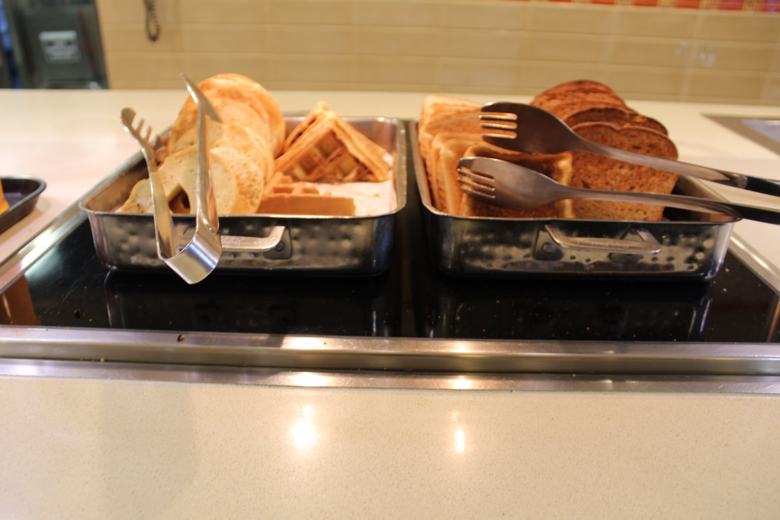 Carnival Breeze Bagel, Waffle, and Toasted Bread Breakfast