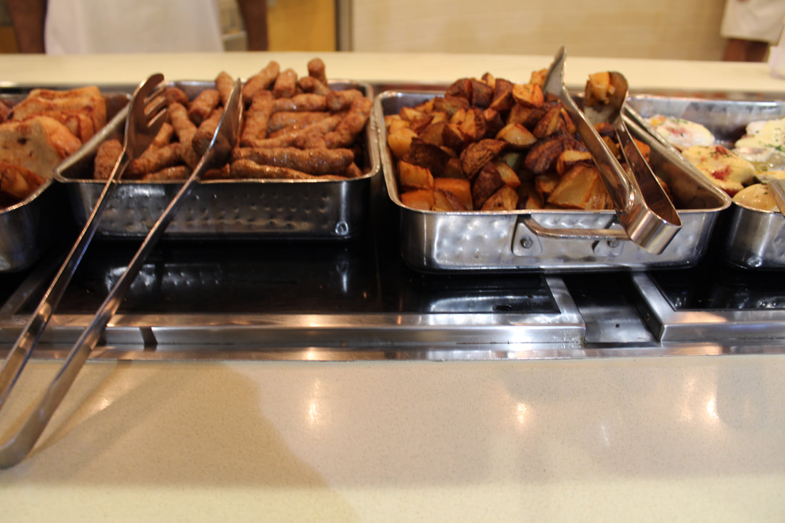 Carnival Breeze Sausage and Potatoes Breakfast