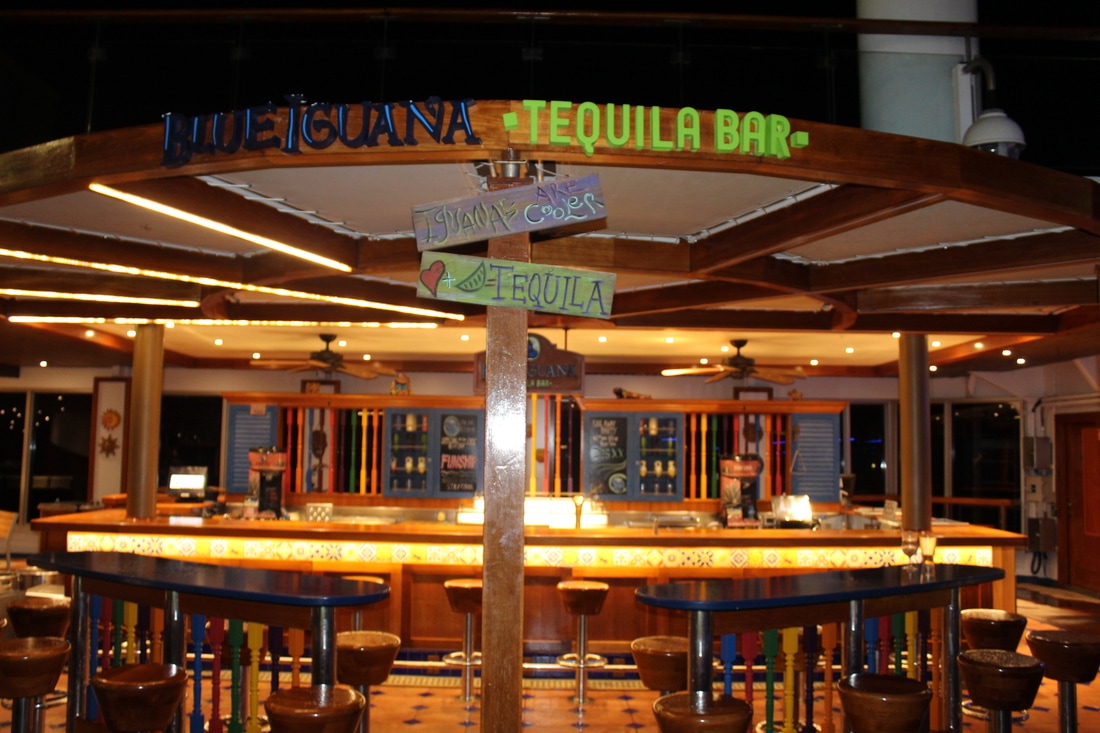 Carnival Valor Blue Iguana Tequila Bar