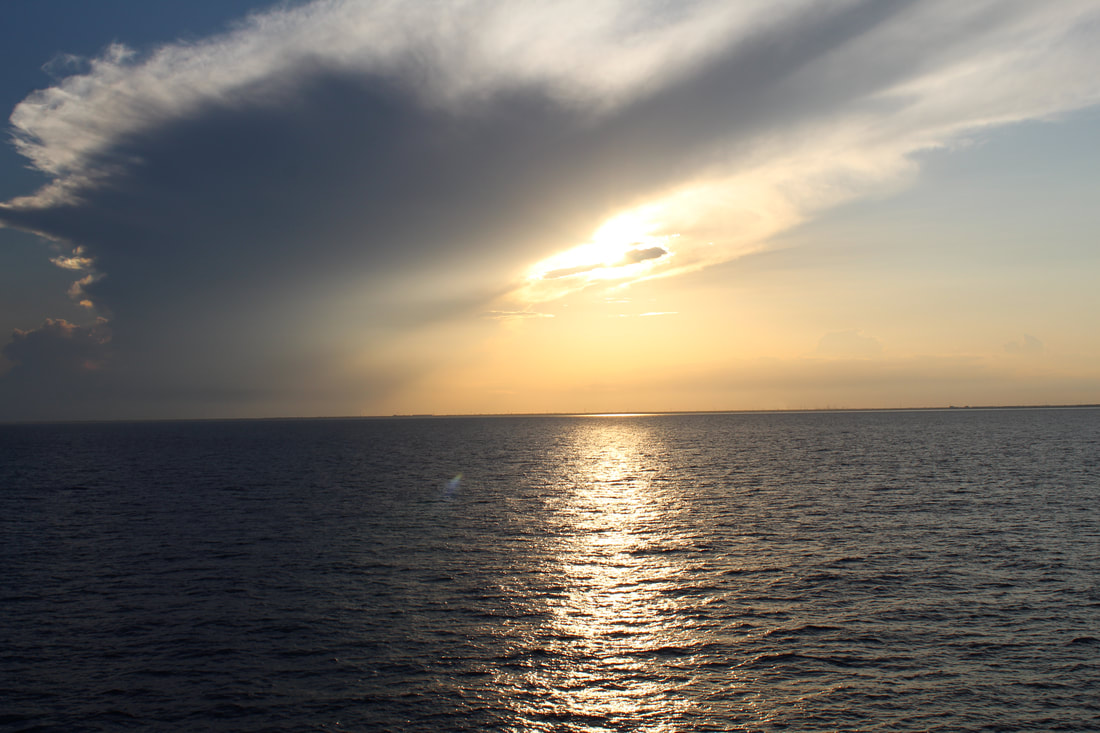 Sunset from the Carnival Breeze