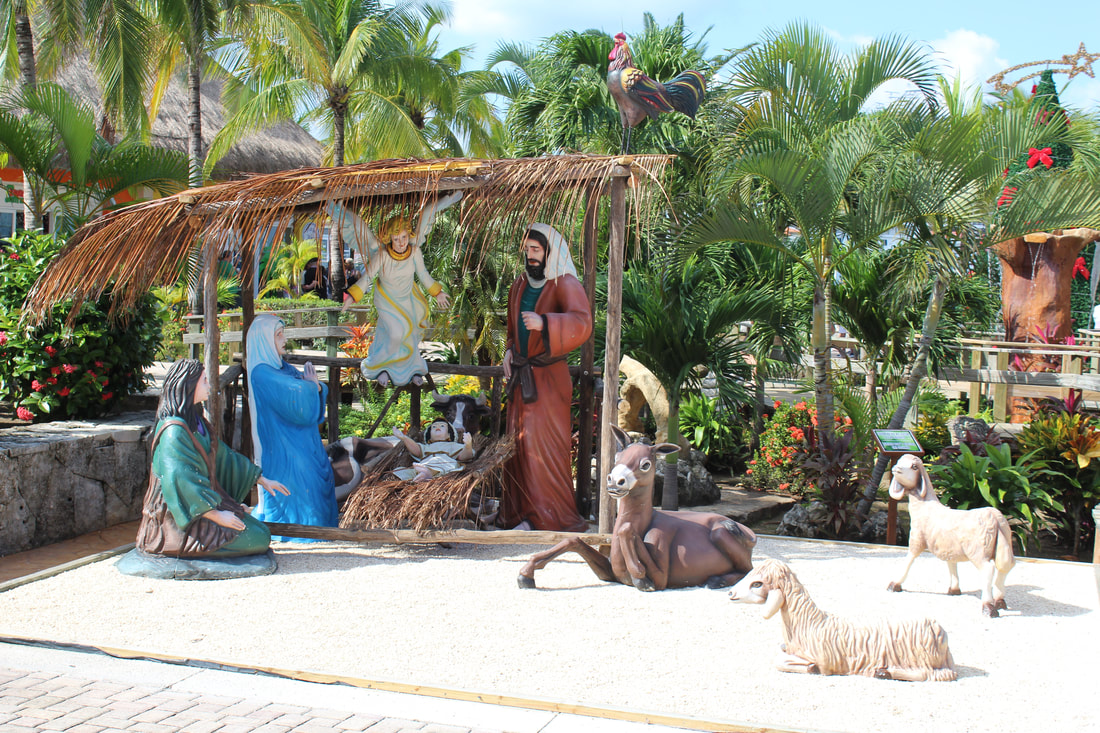 Puerta Maya Pier Cozumel Nativity Scene
