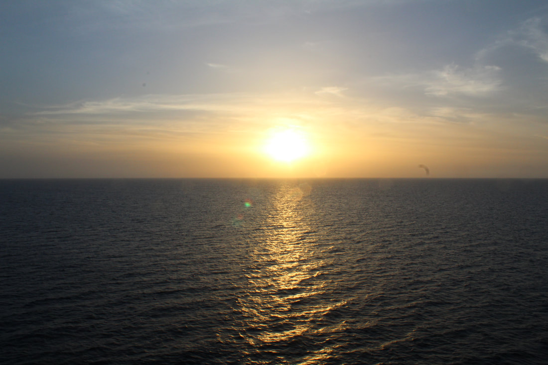 View Of Sunset From Carnival Valor