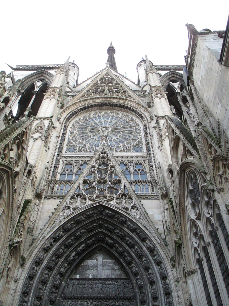  Side entrance of Cathedrale Notre-Dame de Rouen