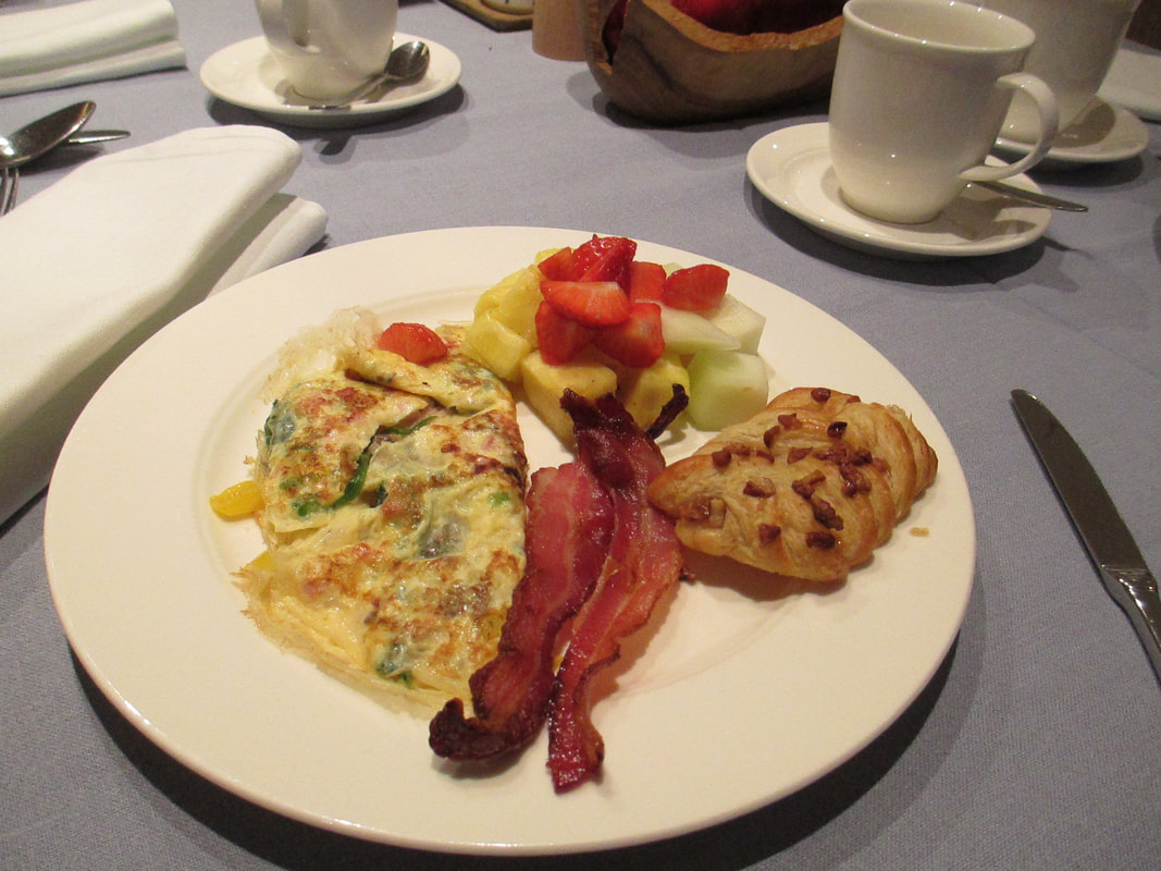 Plate of breakfast Food