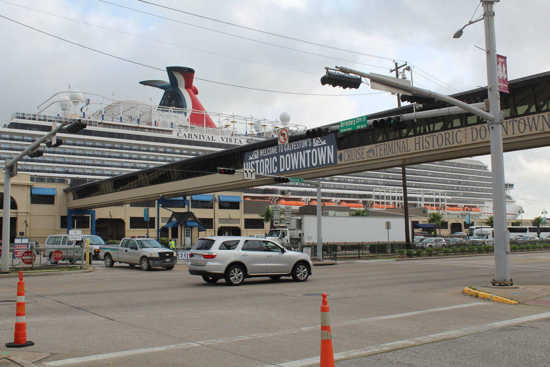 Carnival Vista Docked In Galveston