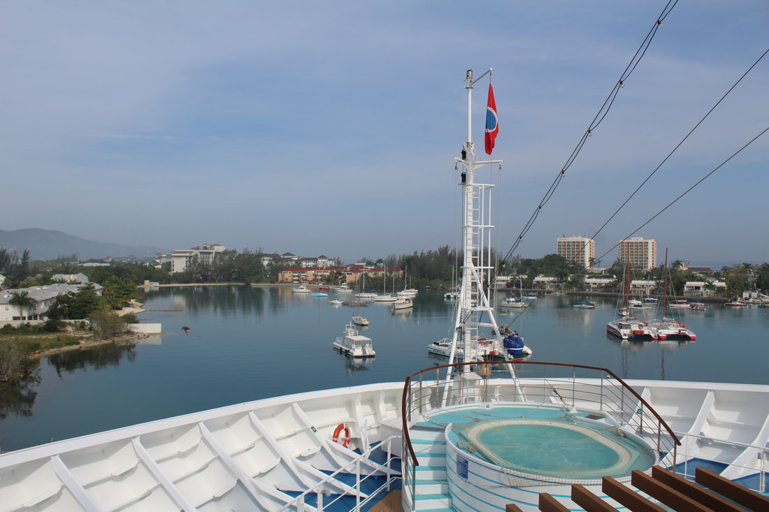 Carnival Vista Docked In Montego Bay