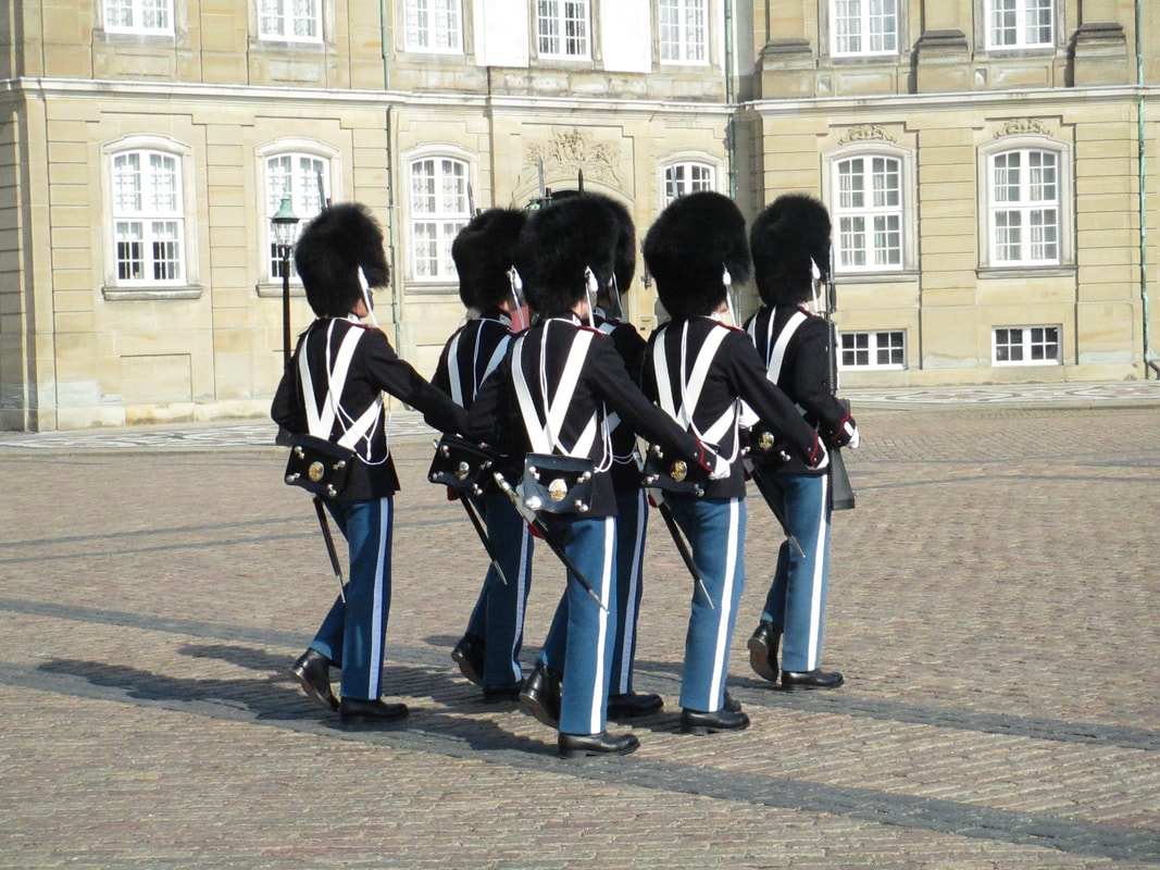 Beginning of changing of guard ceremony  