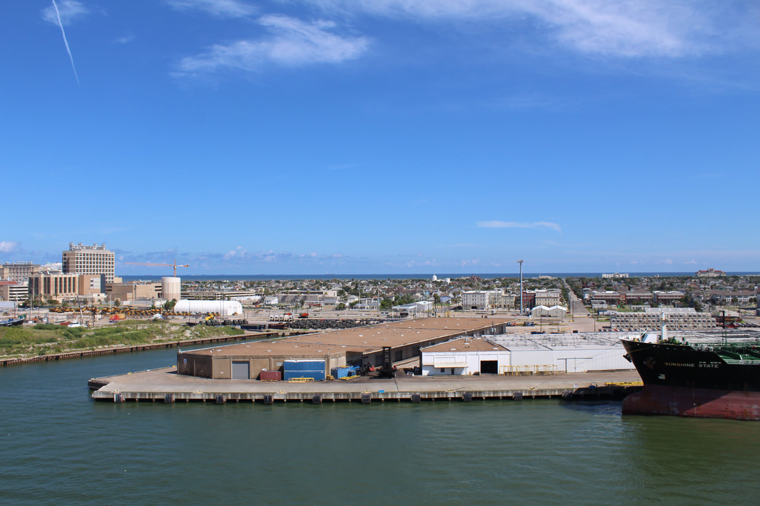 View Of Galveston As We Sailed Away