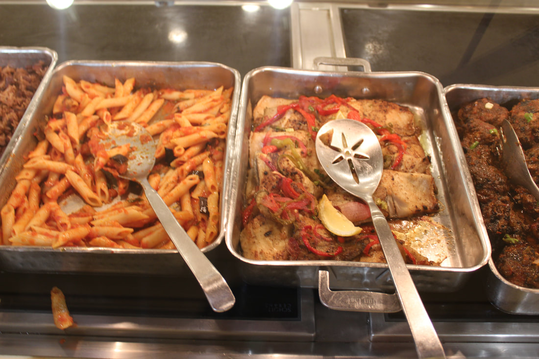 Carnival Breeze Lido Lunch Buffet Line Food Picture