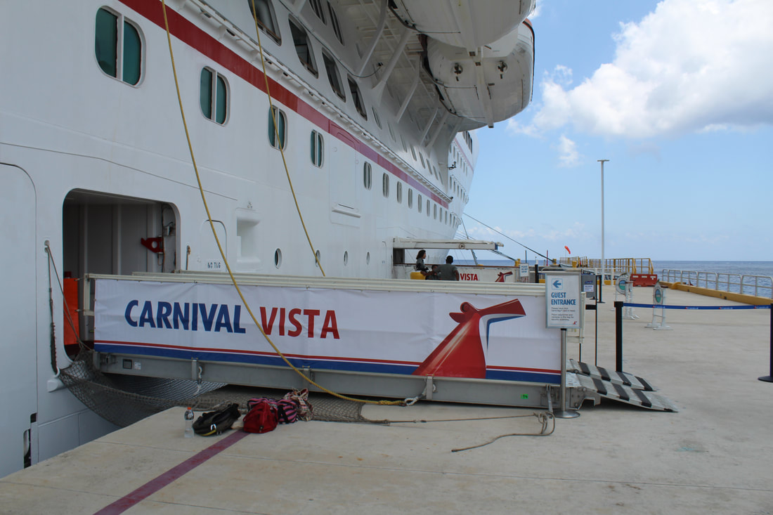 Carnival Vista Gangway
