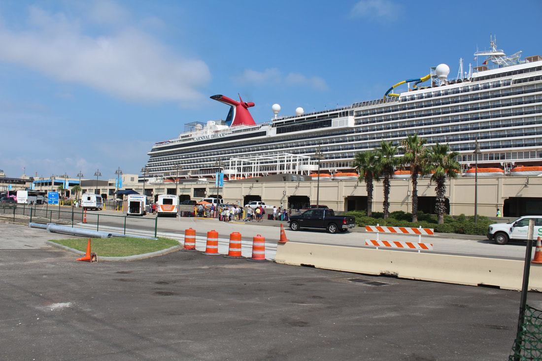 Carnival Dream Docked In Galveston