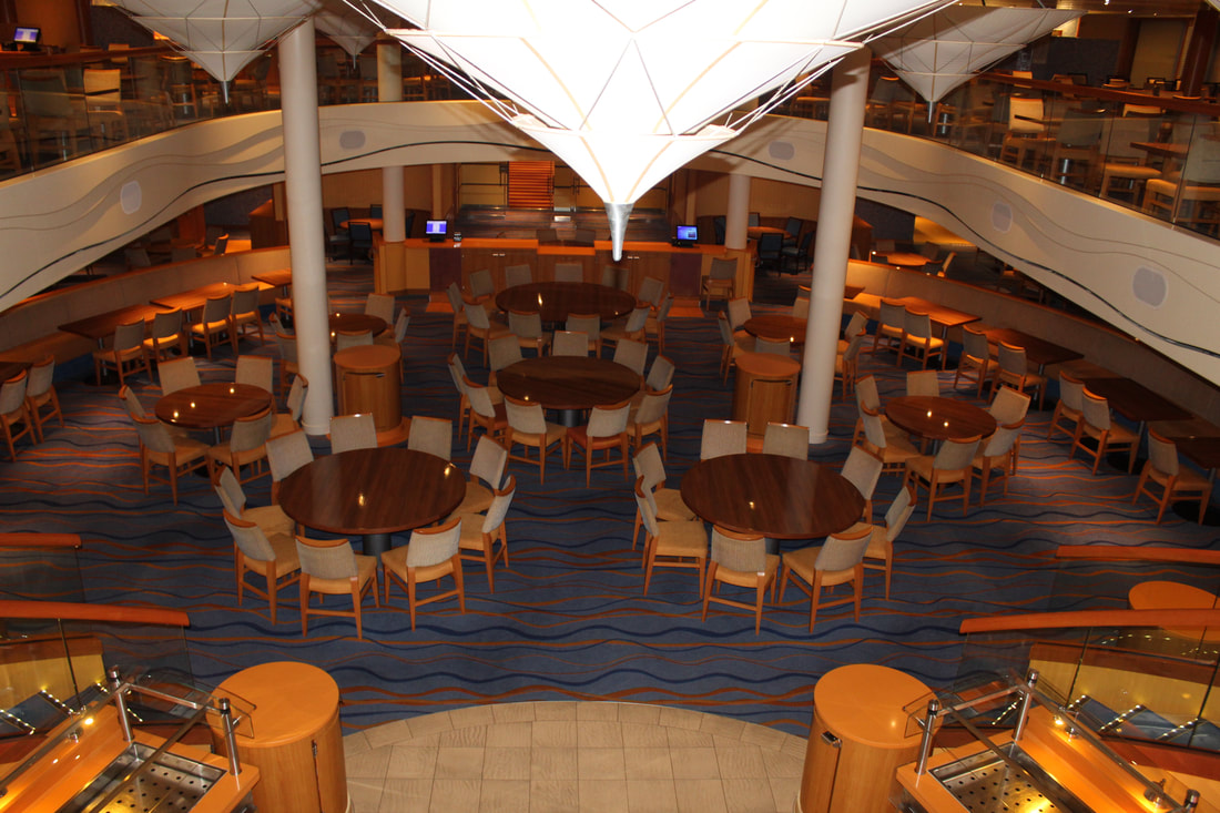 Carnival Breeze Sapphire Dining Room Deck 3 Level