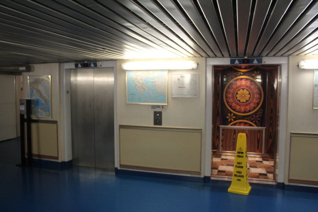 Carnival Freedom Elevator Area on Deck 0 